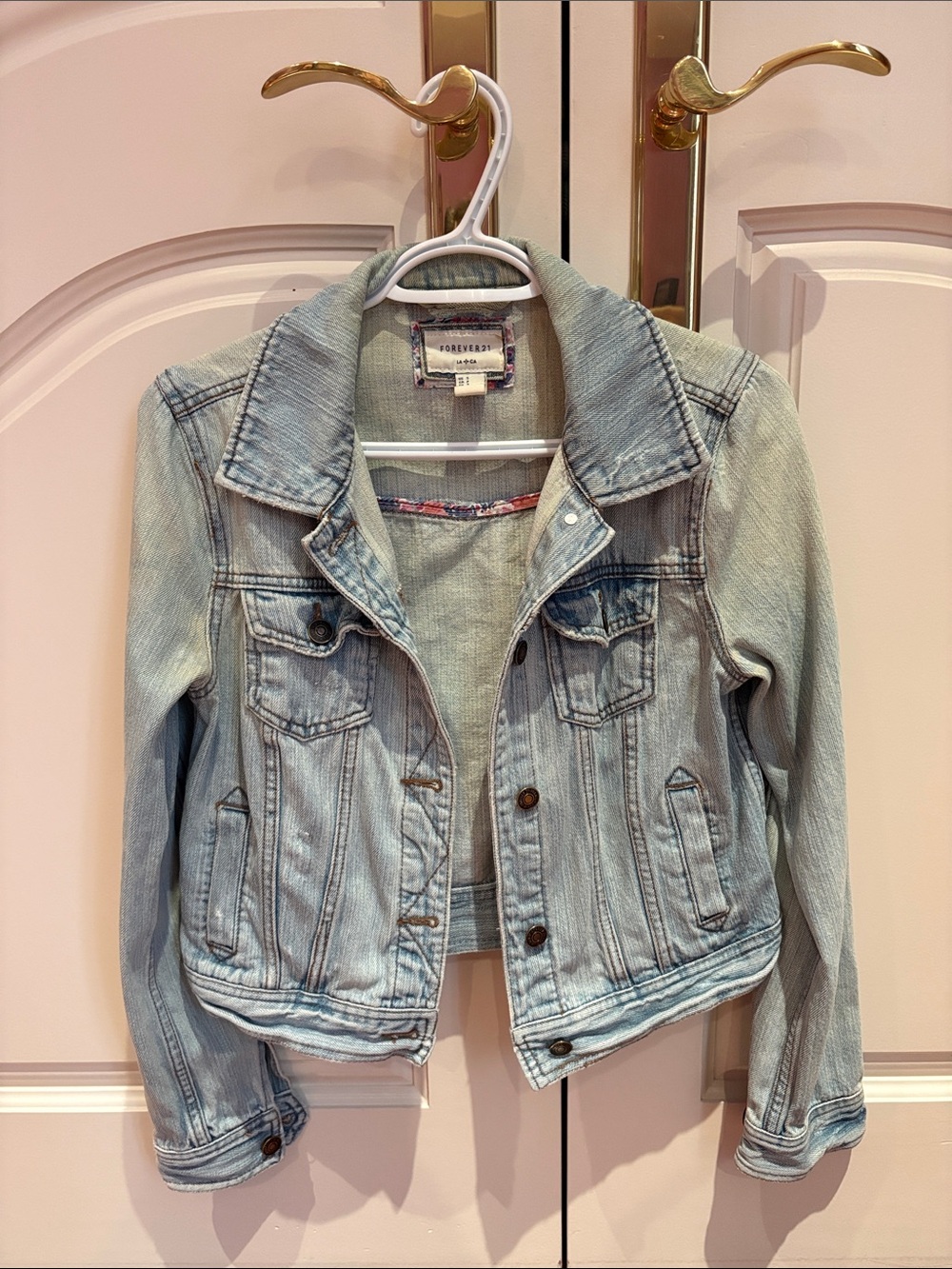 Forever 21 Light Blue Denim Jacket - Women's